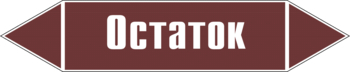 Маркировка трубопровода "остаток" (пленка, 126х26 мм) - Маркировка трубопроводов - Маркировки трубопроводов "ЖИДКОСТЬ" - ohrana.inoy.org